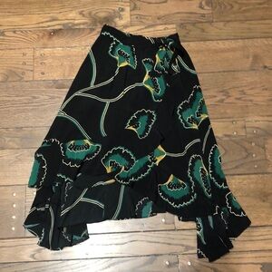 Ba&sh Paris Floral Midi Skirt